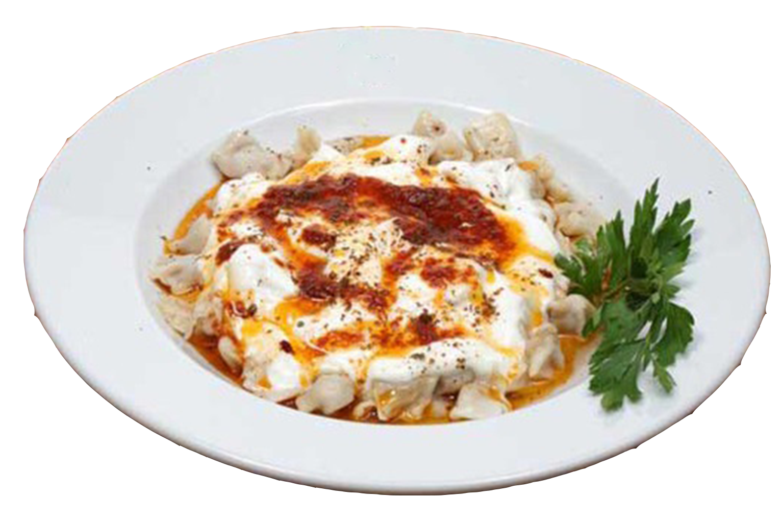 Manti - Türkische Teigtaschen mit Joghurt